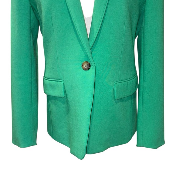 J. Crew Regent Green 4 Season Stretch Ponte Knit Blazer - 6 - Picture 5 of 13